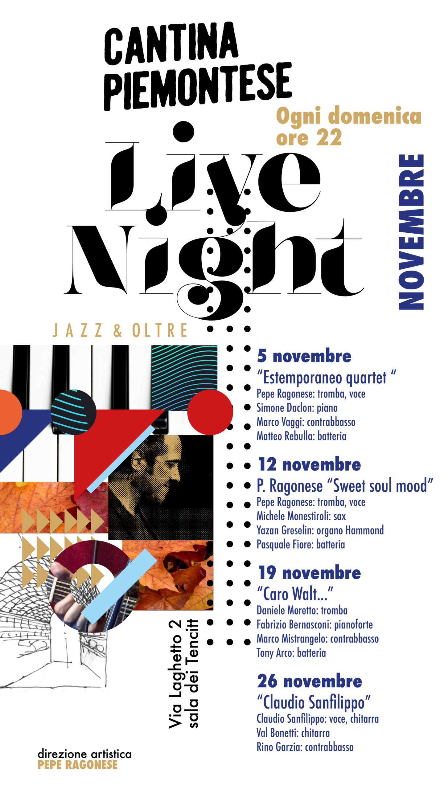 Live Night Jazz Dicembre 2023 - Cantina Piemontese
