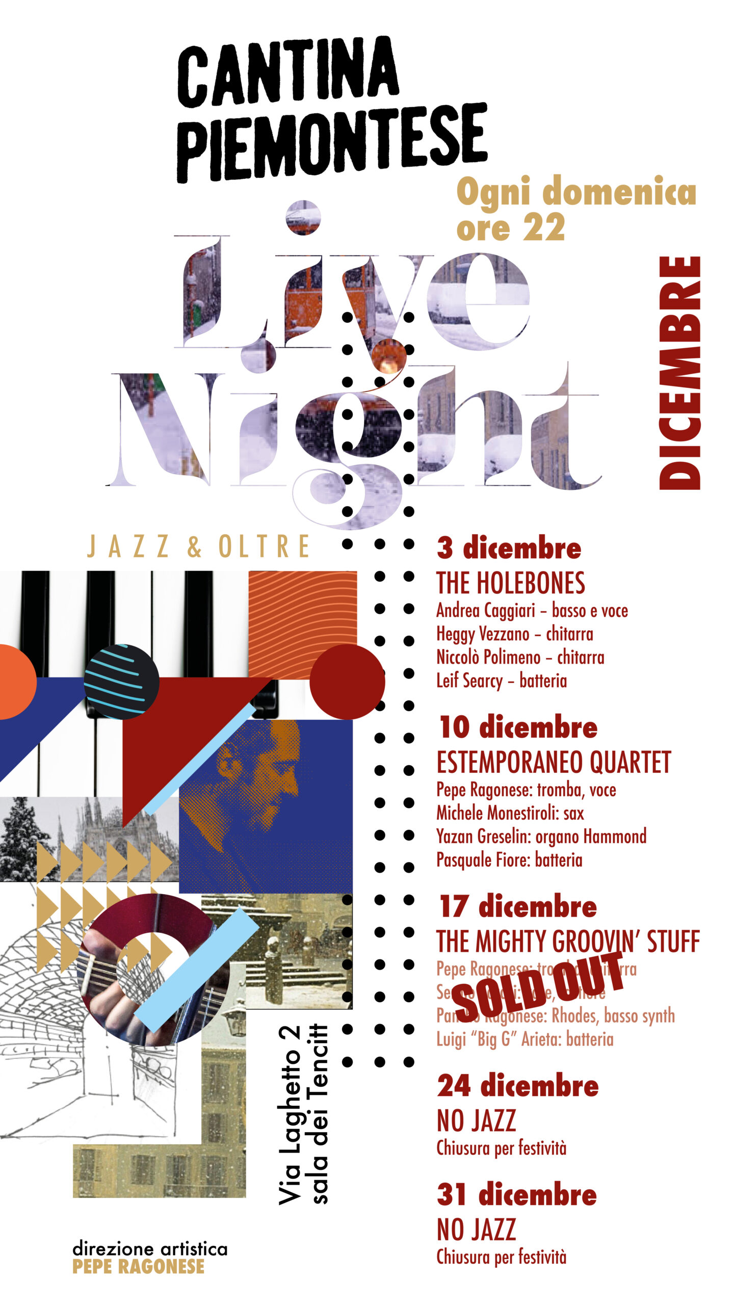 Live Night Jazz Gennaio 2024 - Cantina Piemontese