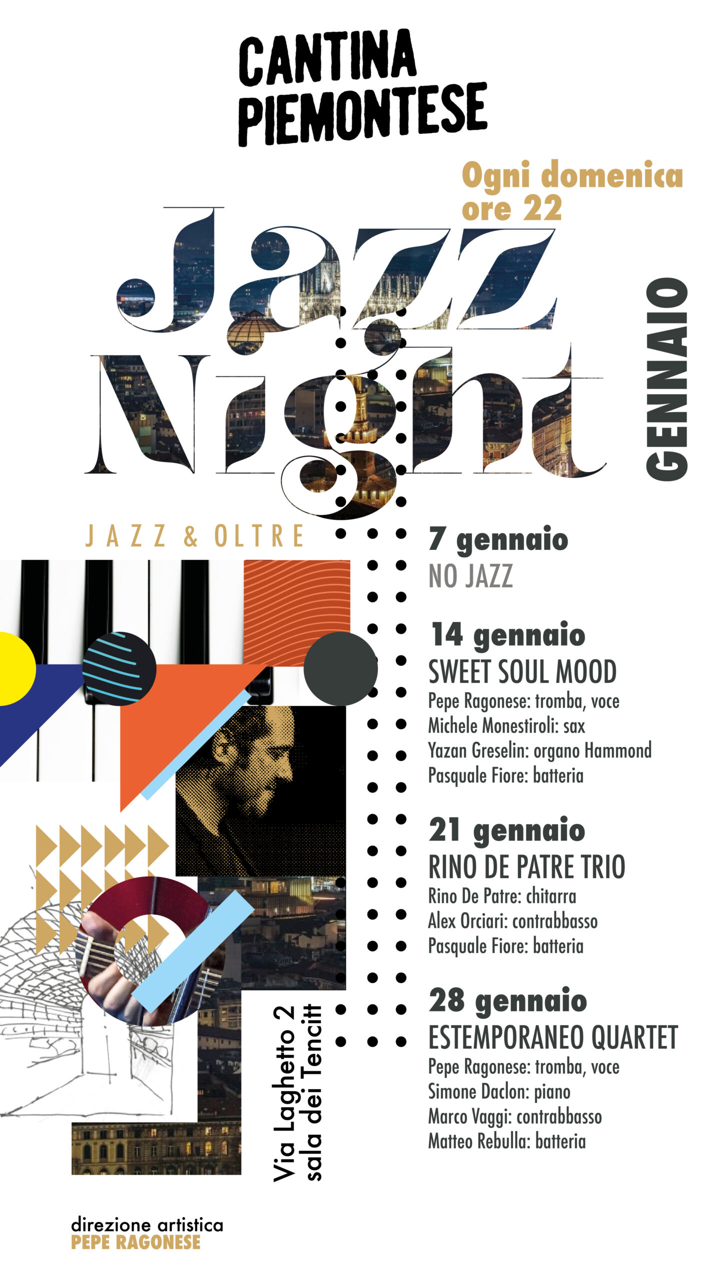 Live Night Jazz Marzo 2024 - Cantina Piemontese
