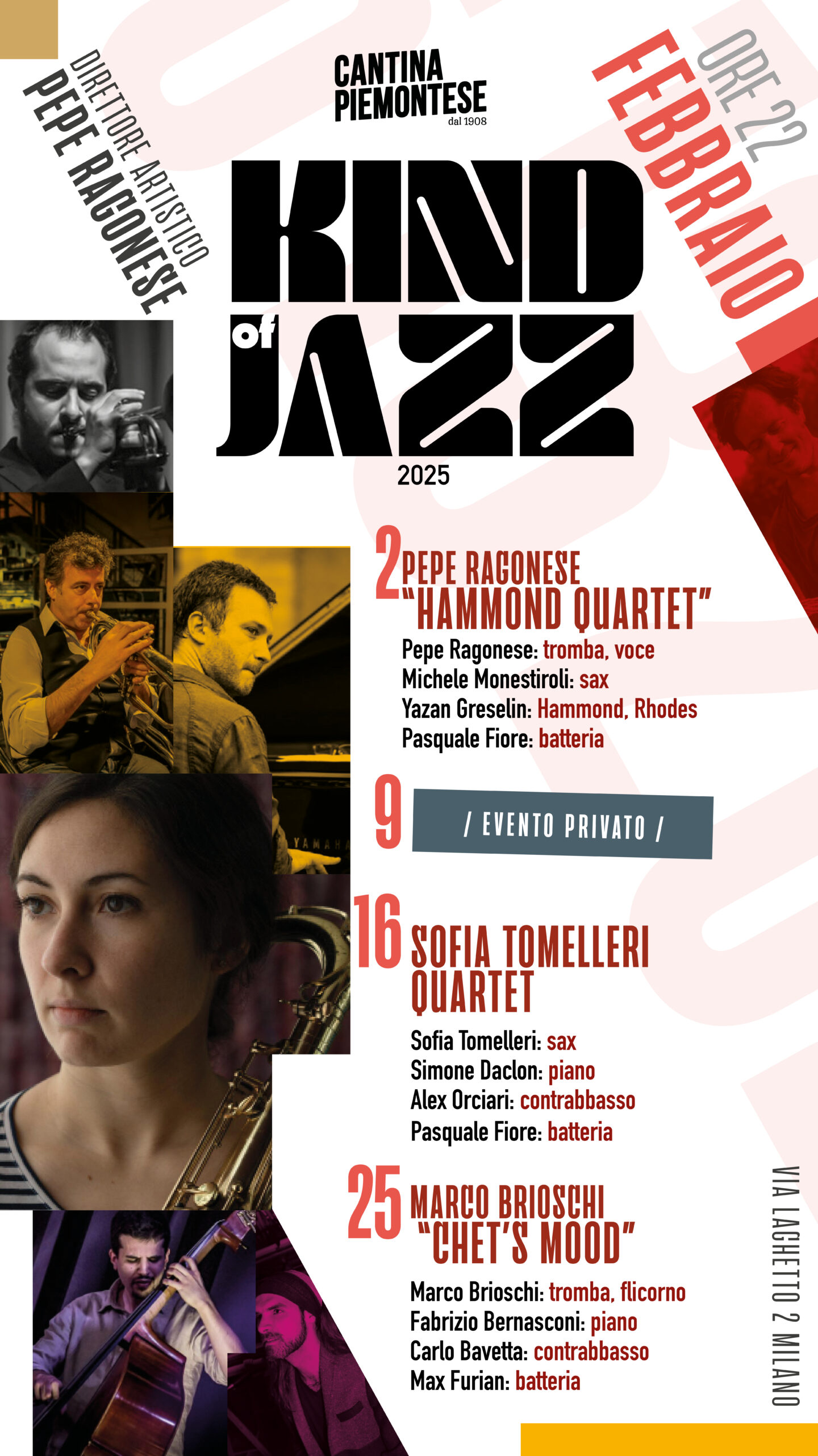 Kind of Jazz Febbraio 2025 - Cantina Piemontese