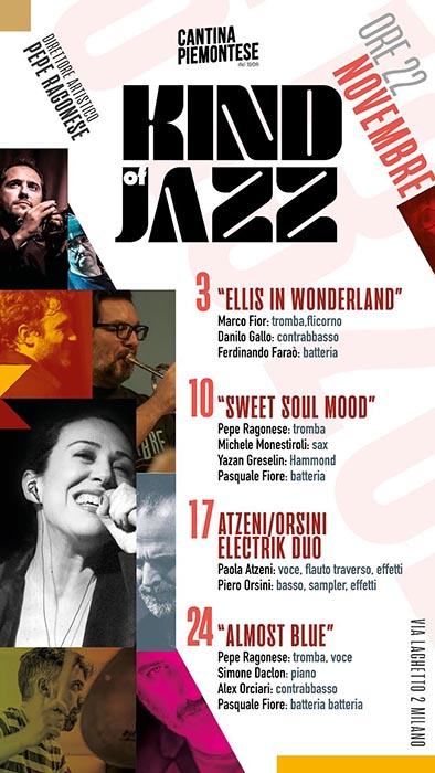 Kind of Jazz Novembre 2024 - Cantina Piemontese