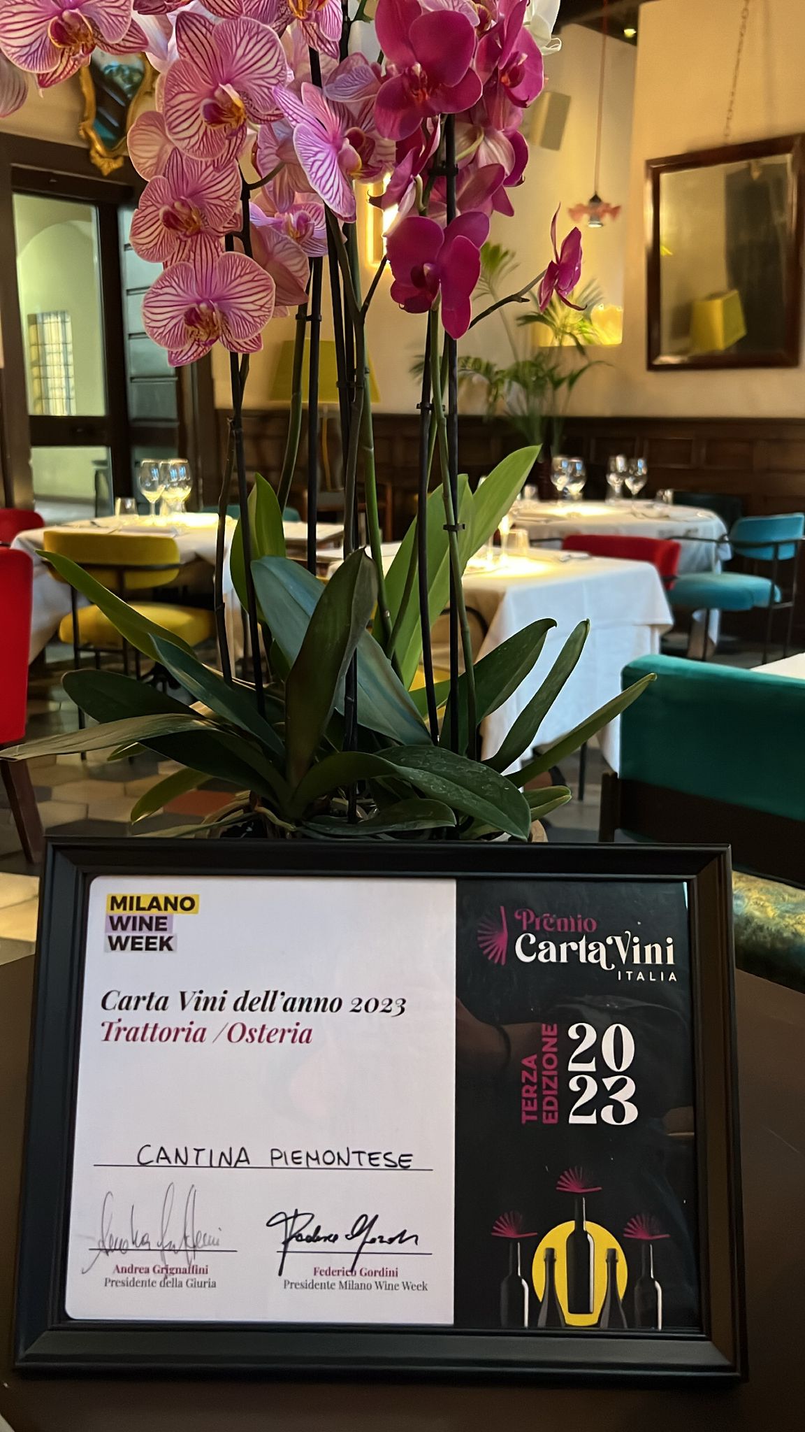 Premio Carta Vini Milano Wine Week 2023